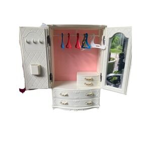 Vtg 1978 Ginny Doll By Vogue Bedroom Furniture White Wardrobe